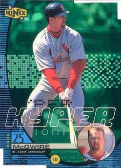 Mark McGwire #H9 Baseball Cards 1999 Upper Deck Ionix Hyper