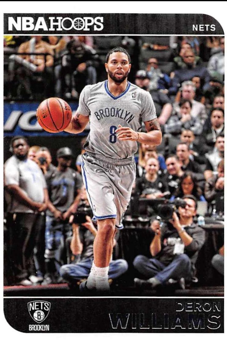 Deron Williams #3 Basketball Cards 2014 Panini Hoops