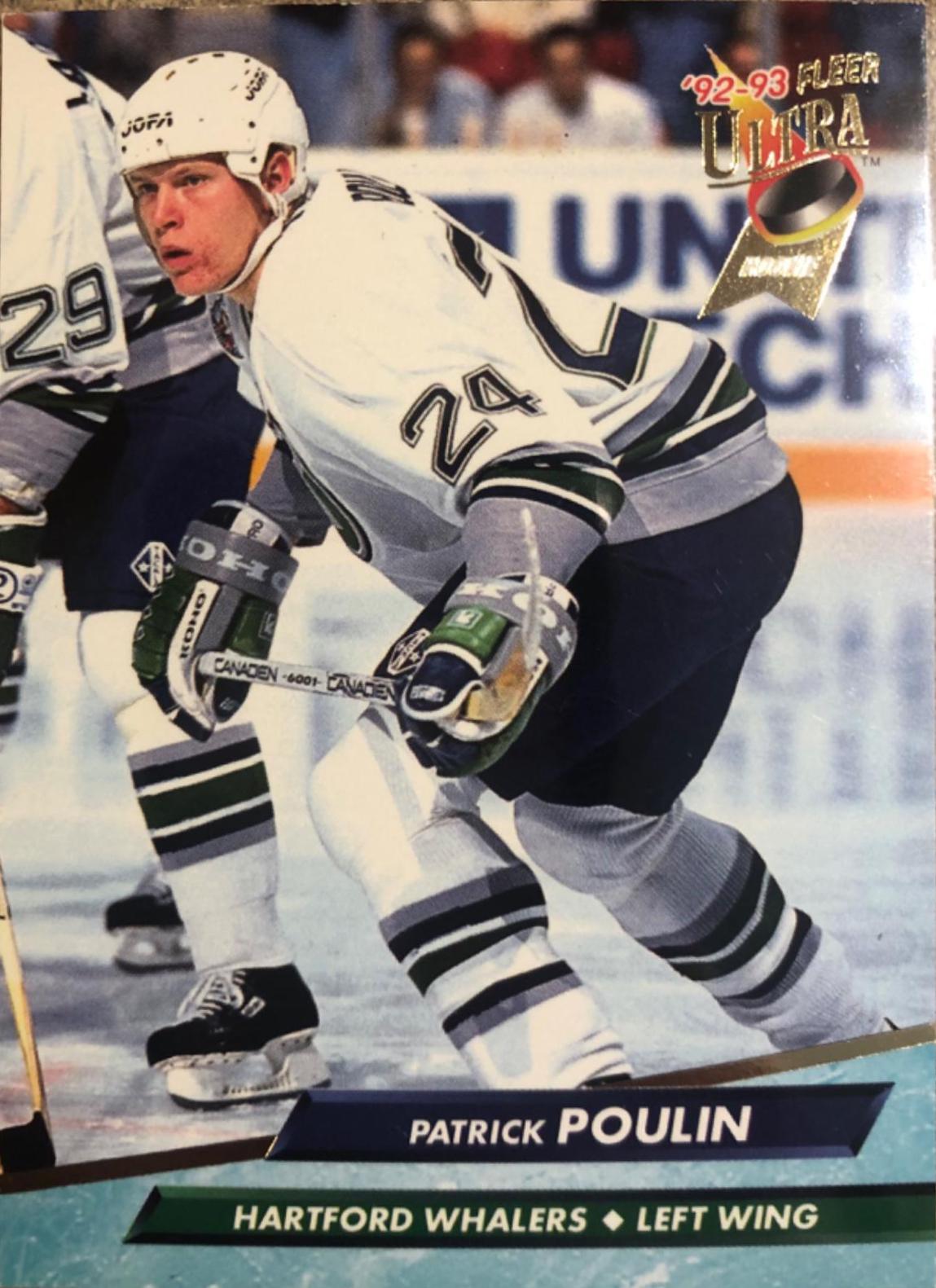 Patrick Poulin #304 Hockey Cards 1992 Ultra