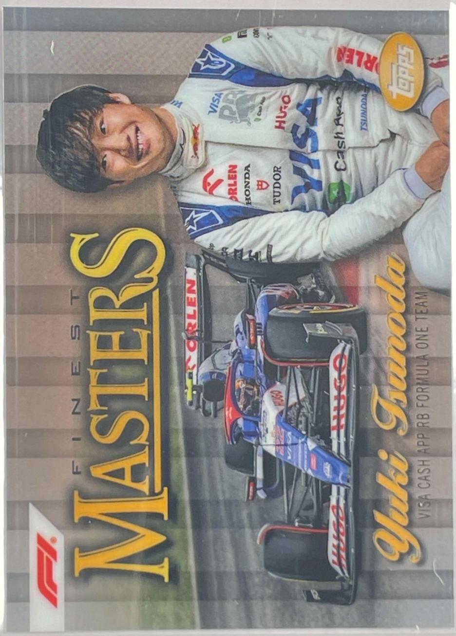 Yuki Tsunoda #MST-9 Racing Cards 2024 Topps Finest Formula 1 Masters