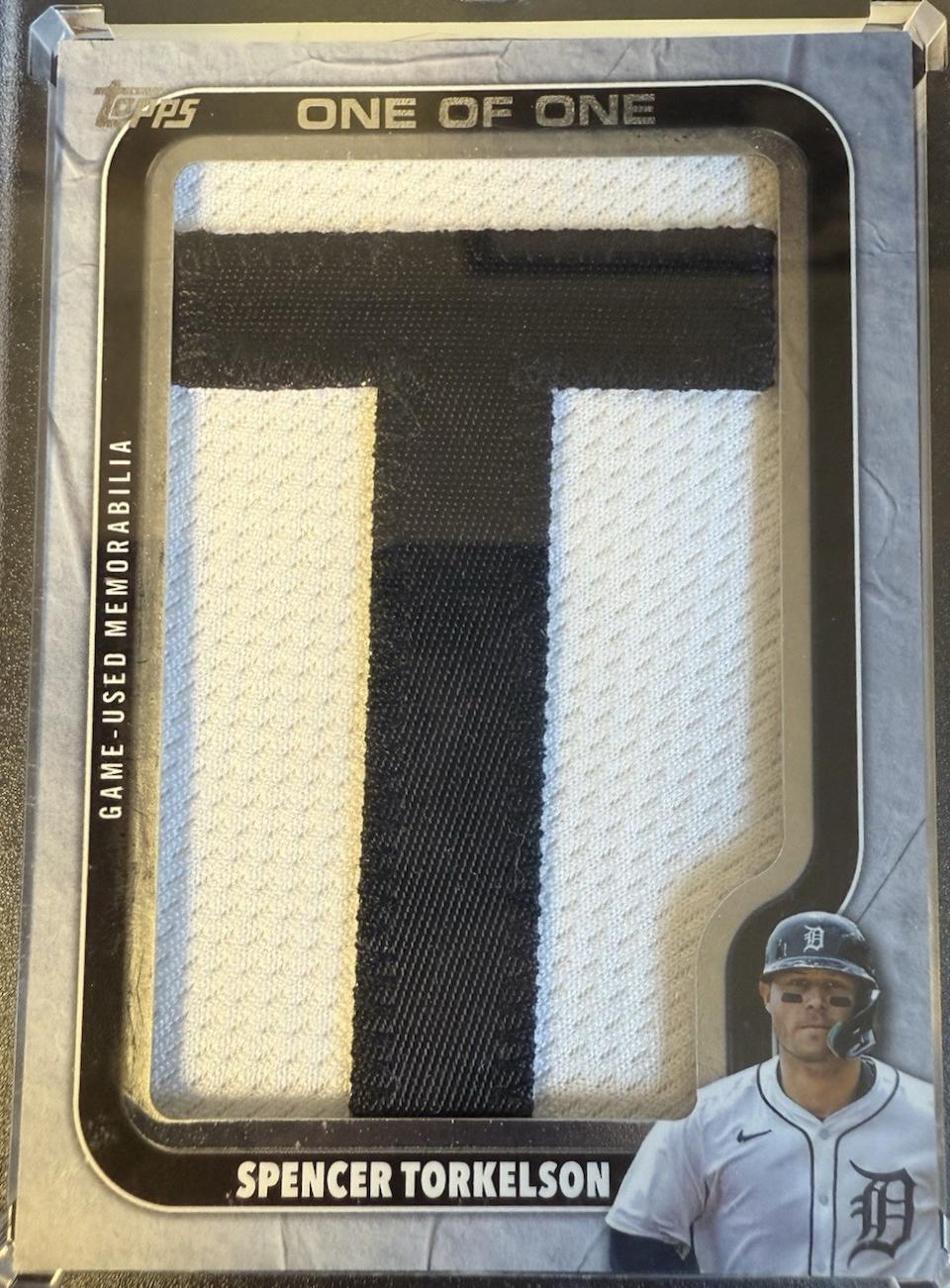Spencer Torkelson #OTN-ST 2025 Topps Update Own The Name Relics Baseball
