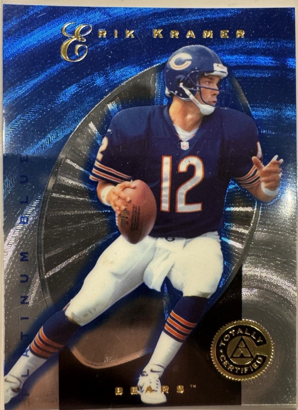 Erik Kramer #95 1997 Pinnacle Totally Certified Football