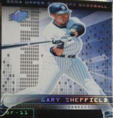 Gary Sheffield #27 Baseball Cards 2004 Spx