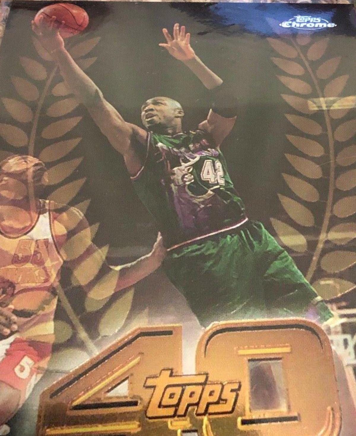 Vin Baker #T20 Basketball Cards 1997 Topps Chrome Topps 40
