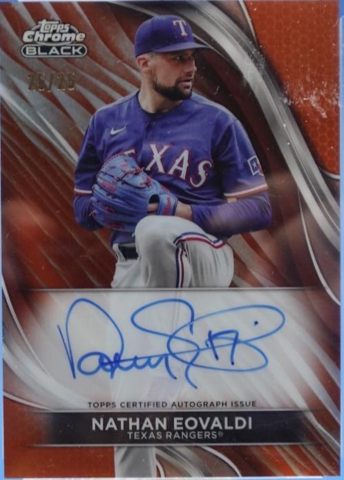 Nathan Eovaldi [Orange Refractor] #CBA-NE
