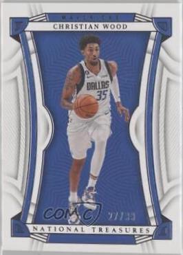Christian Wood #7 Basketball Cards 2022 Panini National Treasures