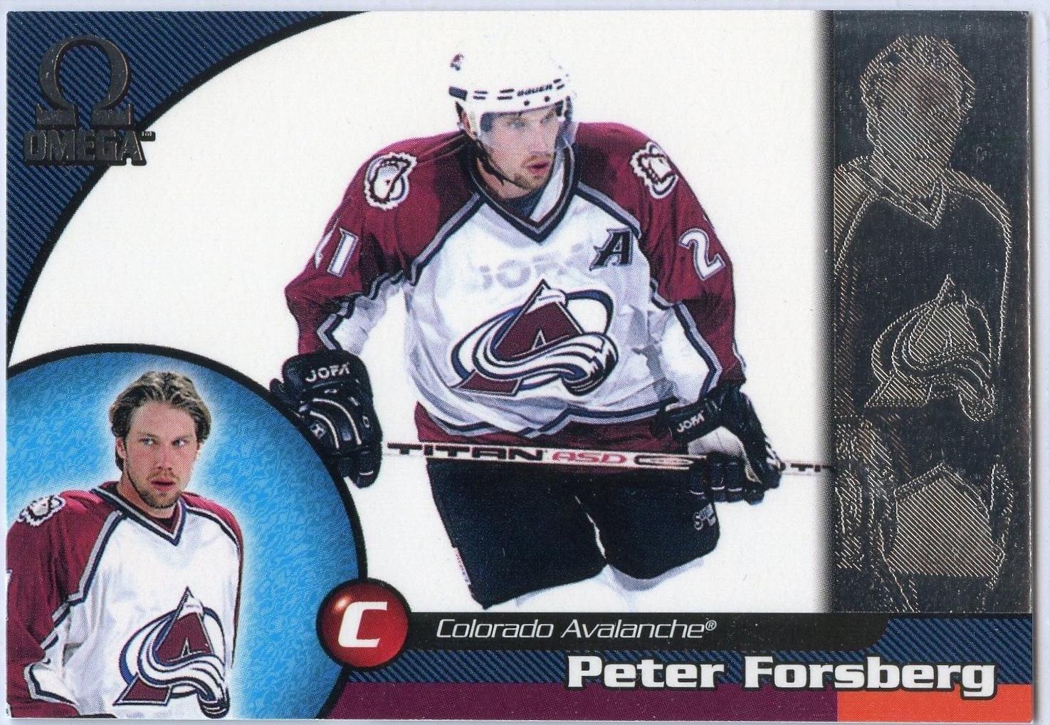 Peter Forsberg #60 1998 Pacific Omega Hockey