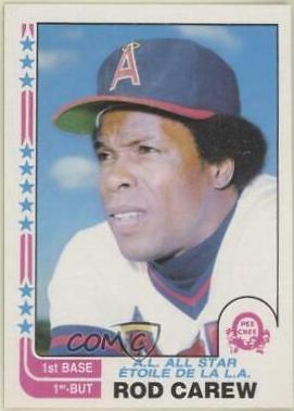 Rod Carew #36 Baseball Cards 1982 O Pee Chee