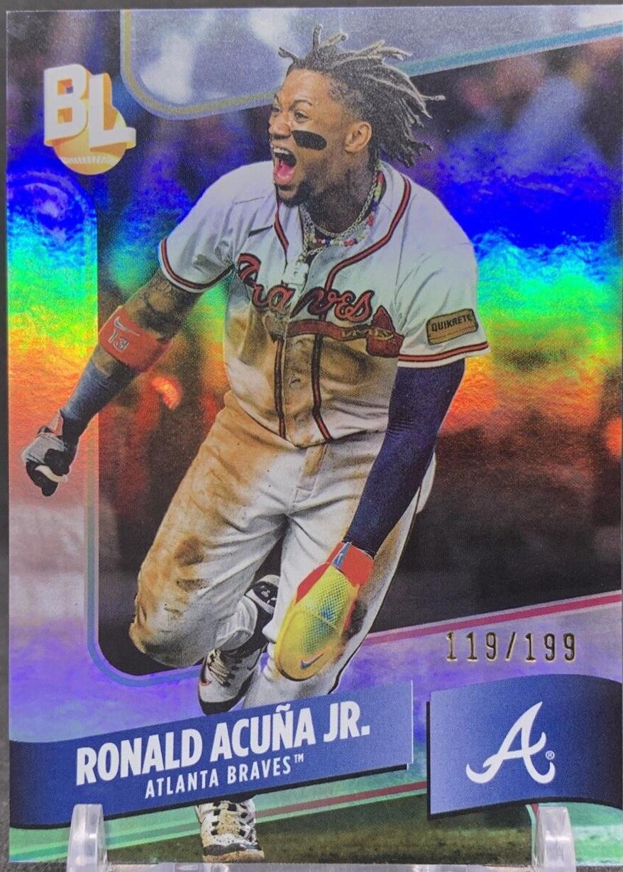 Ronald Acuna Jr. #WR-6 2024 Topps Big League Wrapper Redemption Baseball