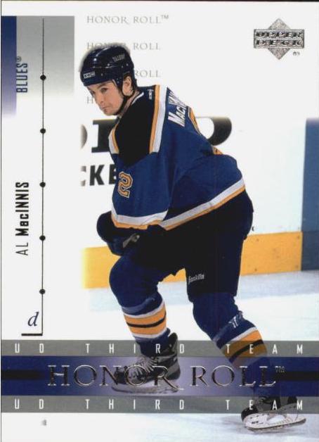 Al MacInnis #22 2001 Upper Deck Honor Roll Hockey