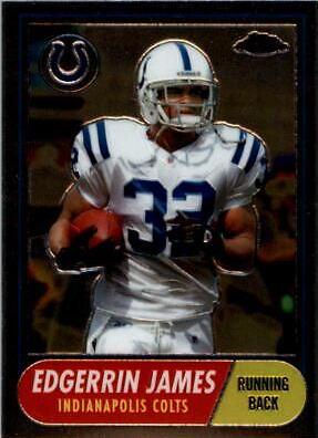 Edgerrin James #TB13 Football Cards 2005 Topps Chrome Throwbacks