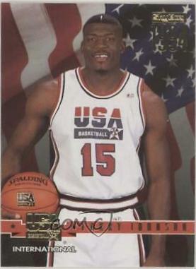 Larry Johnson #7 Basketball Cards 1994 Skybox USA Basketball
