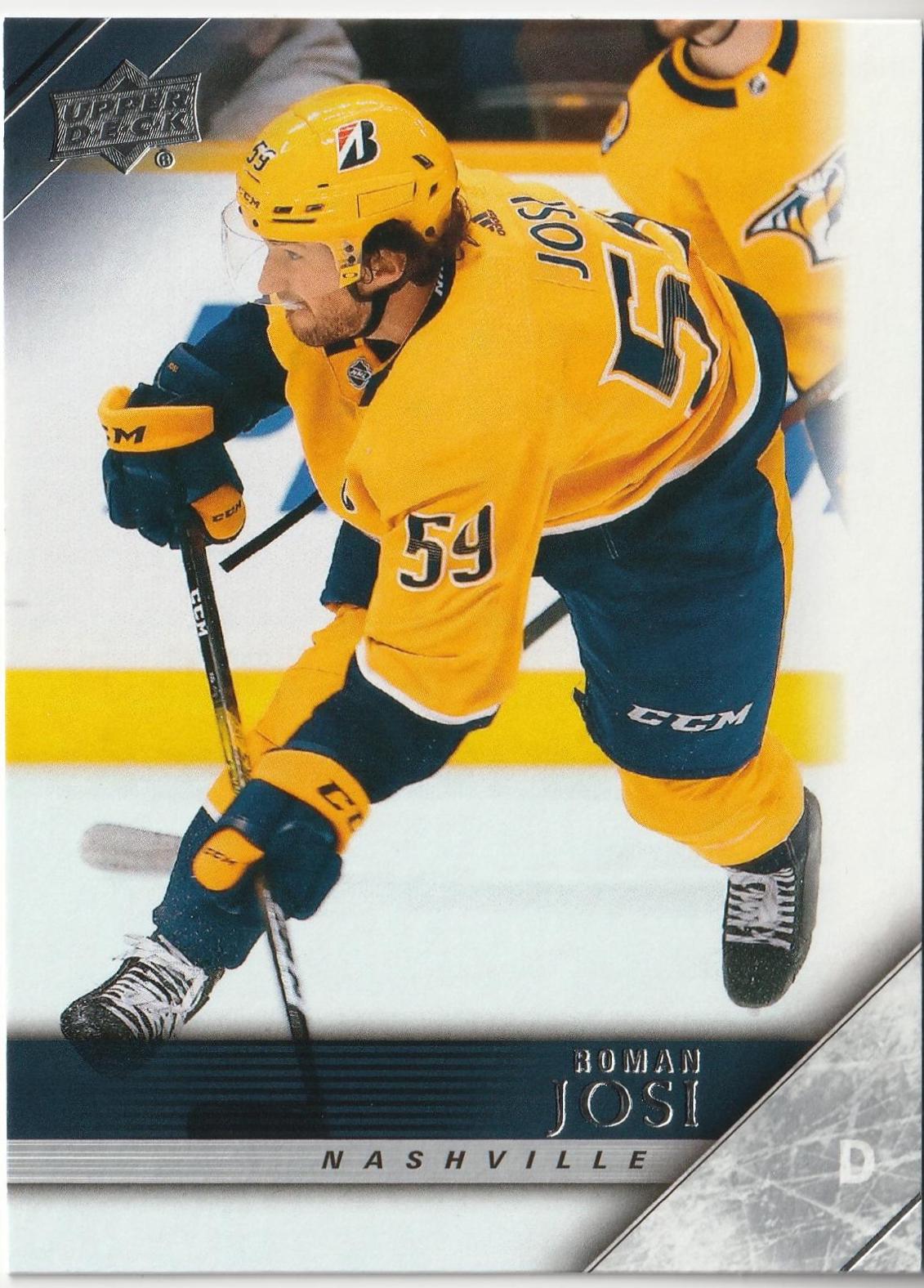 Roman Josi #T-39 Hockey Cards 2020 Upper Deck 2005-06 Tribute