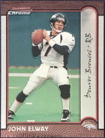 John Elway #50 1999 Bowman Chrome Football
