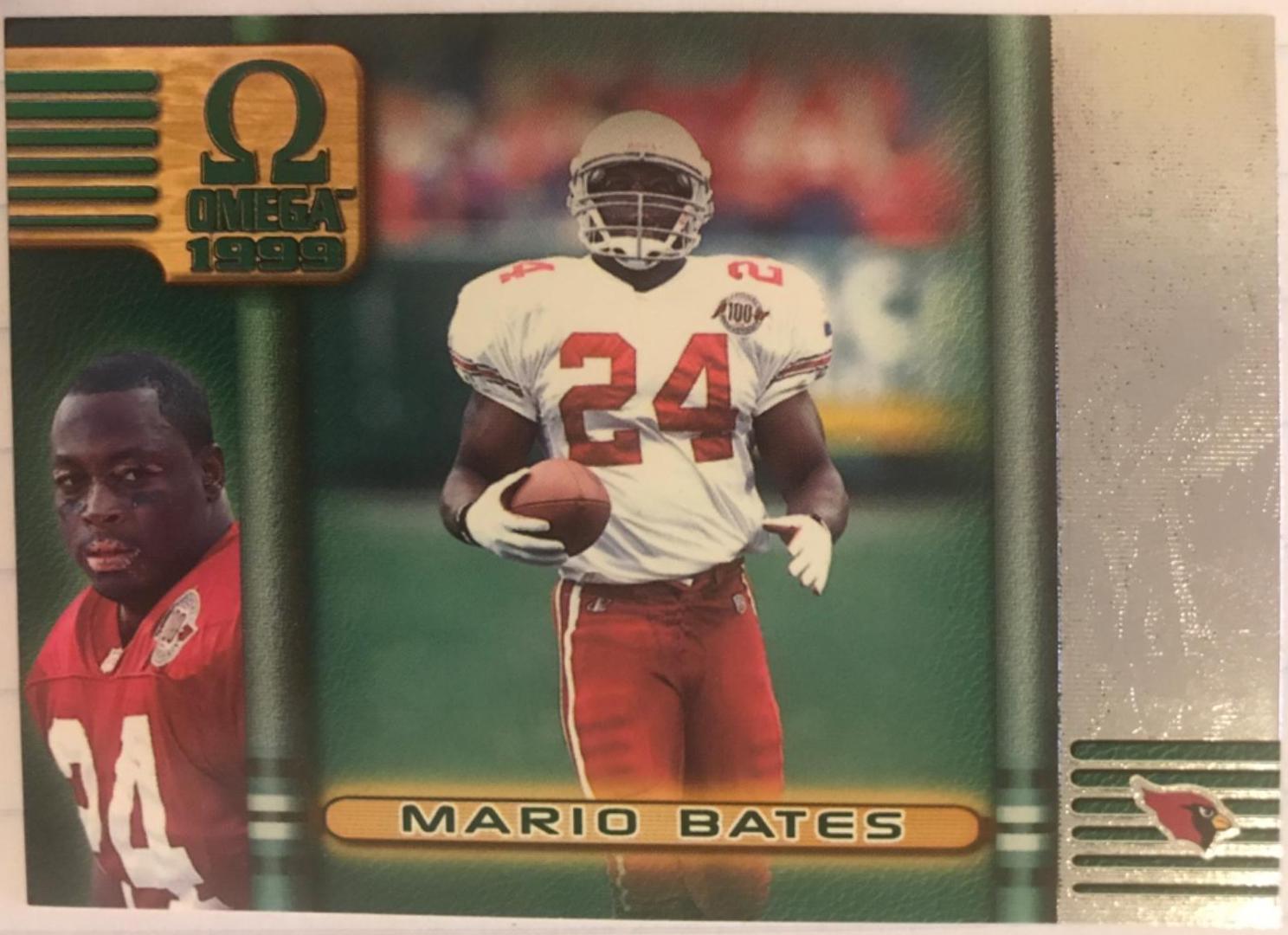 Mario Bates #1 Football Cards 1999 Pacific Omega