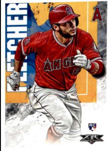 David Fletcher #87 Baseball Cards 2019 Topps Fire