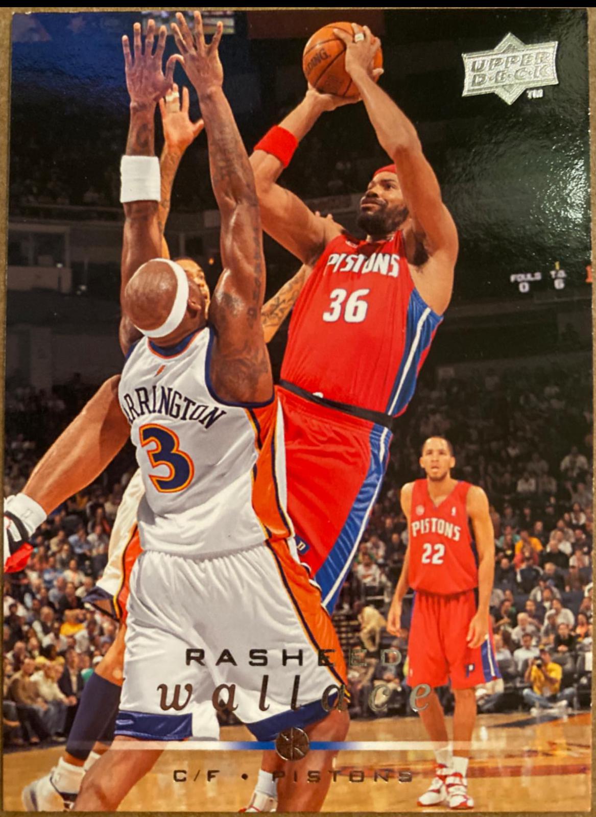 Rasheed Wallace #50 Basketball Cards 2008 Upper Deck