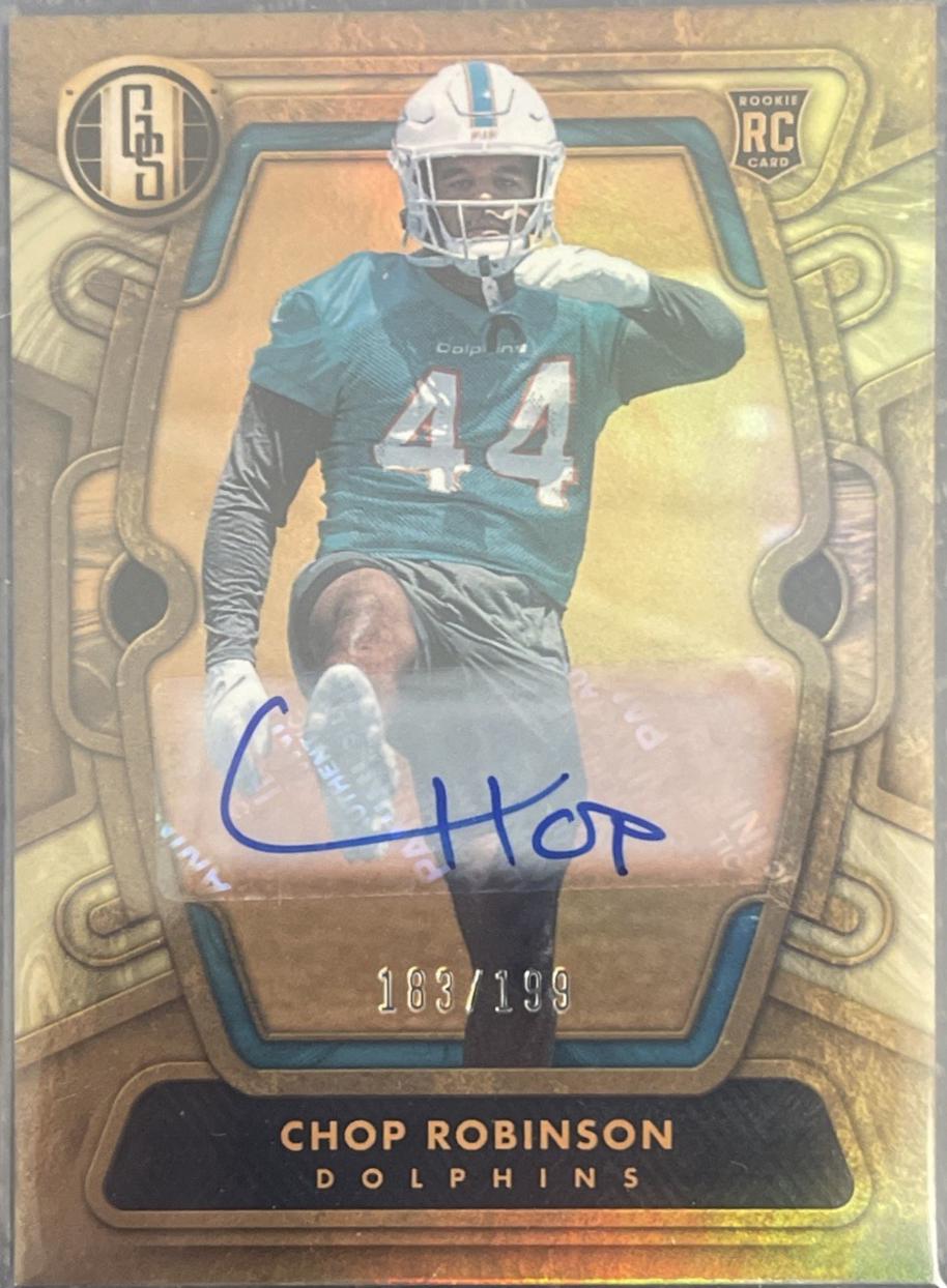Chop Robinson #118 Football Cards 2024 Panini Gold Standard Autograph