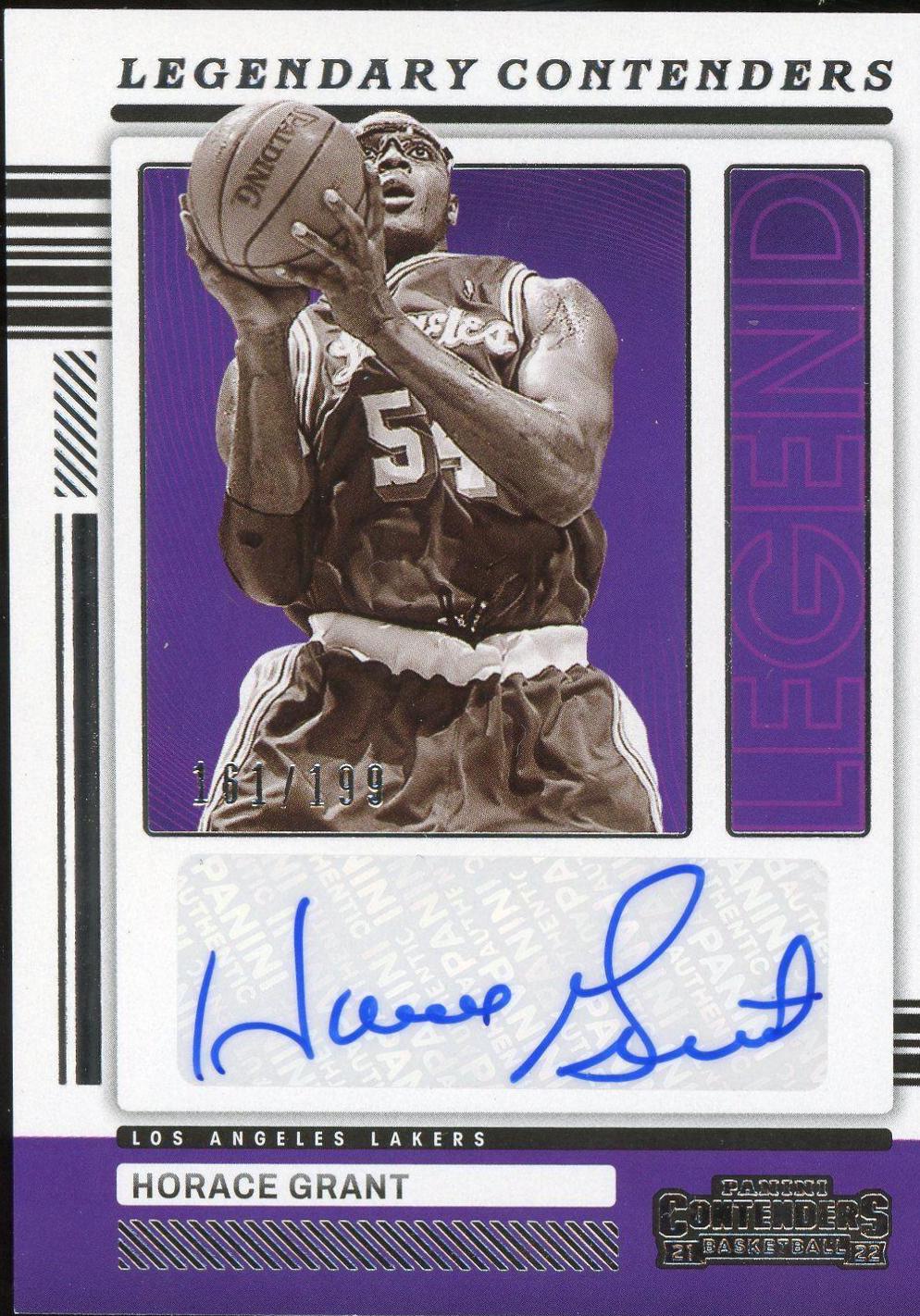 Horace Grant #LC-HGR Basketball Cards 2021 Panini Contenders Legendary Autographs
