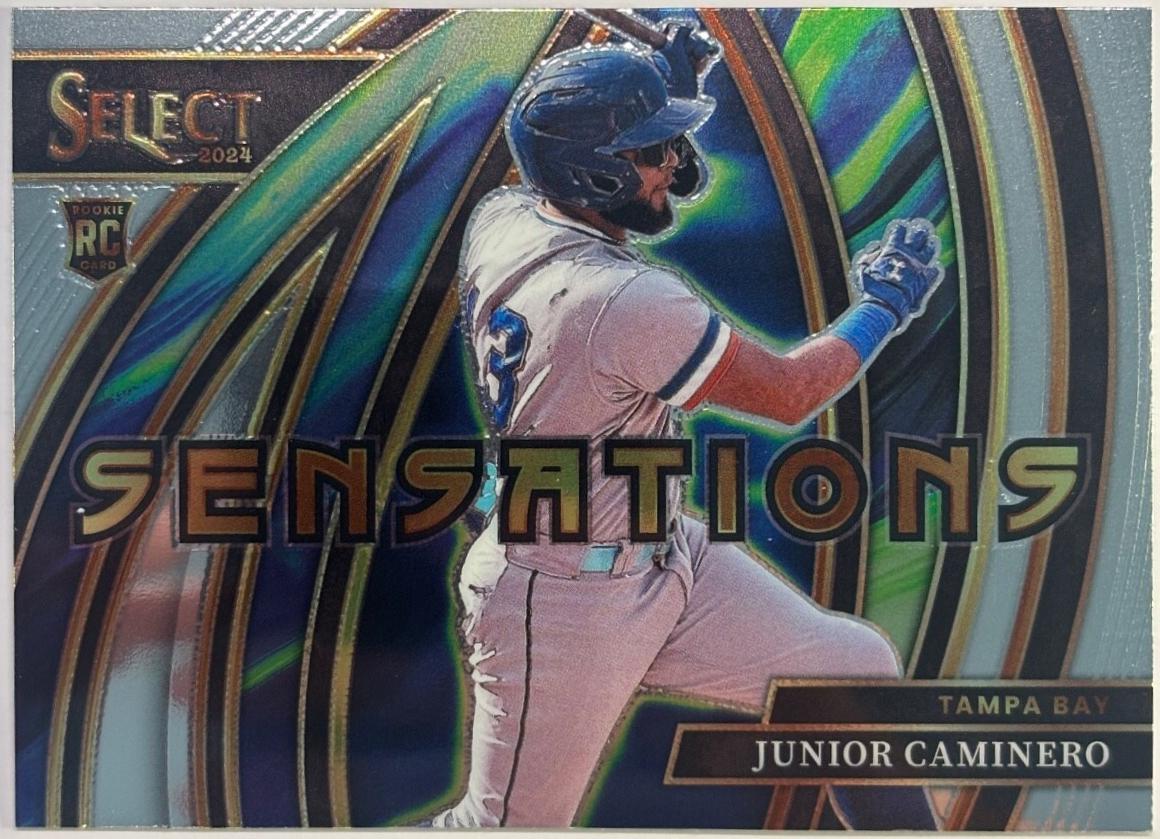 Junior Caminero #10 Baseball Cards 2024 Panini Select Sensations