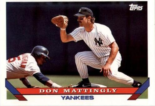 Don Mattingly #32 Baseball Cards 1993 Topps Micro