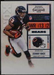 Johnny Knox #17 Football Cards 2010 Playoff Contenders
