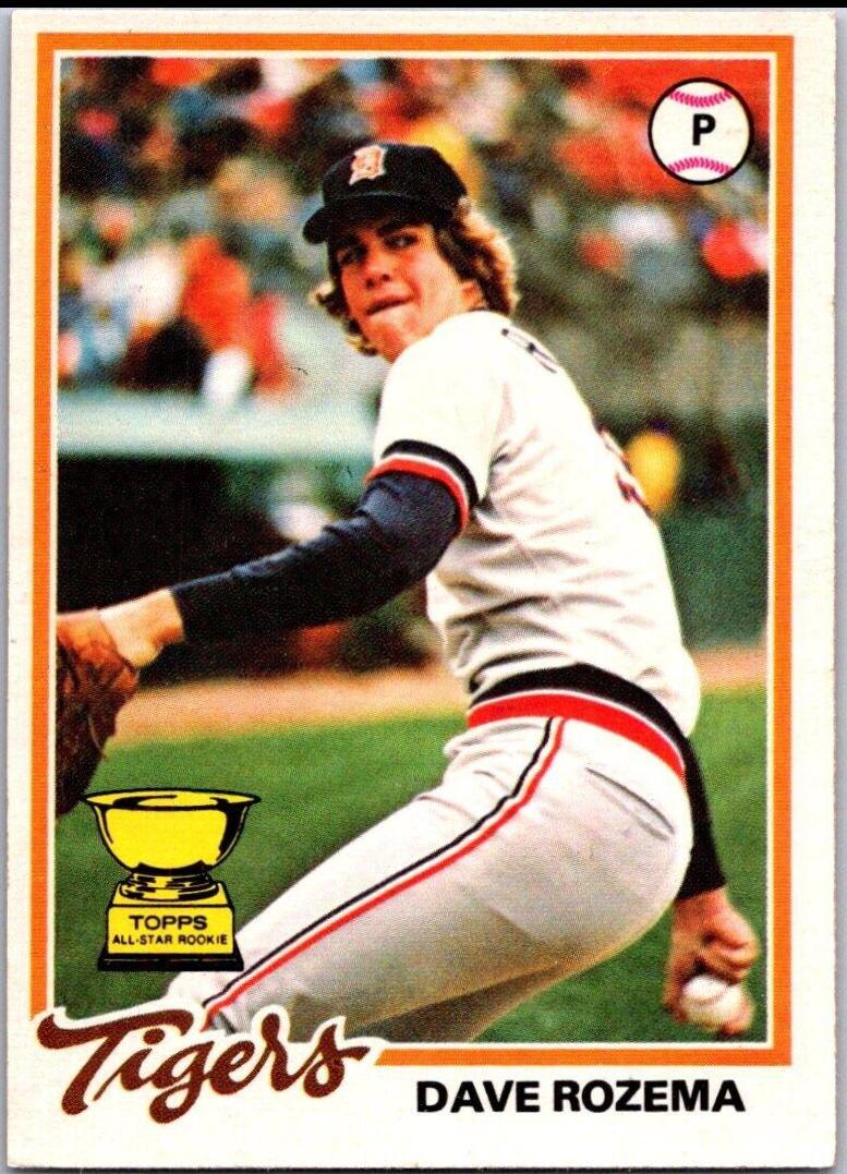 Dave Rozema Baseball Cards 1978 O Pee Chee
