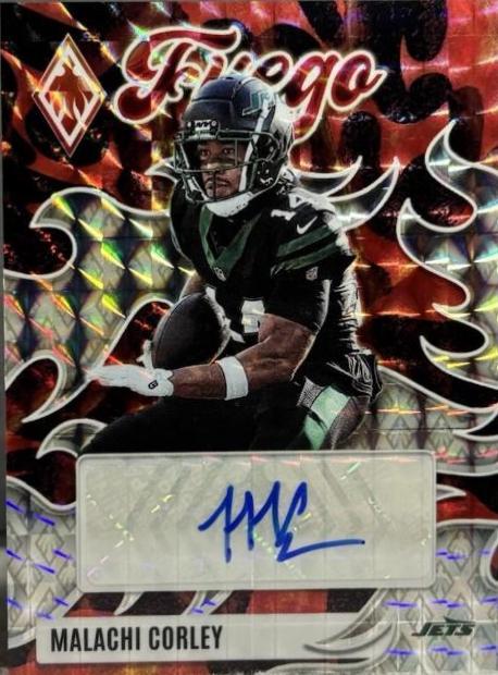 Malachi Corley #FUS-MCY 2025 Panini Phoenix Fuego Signature Football