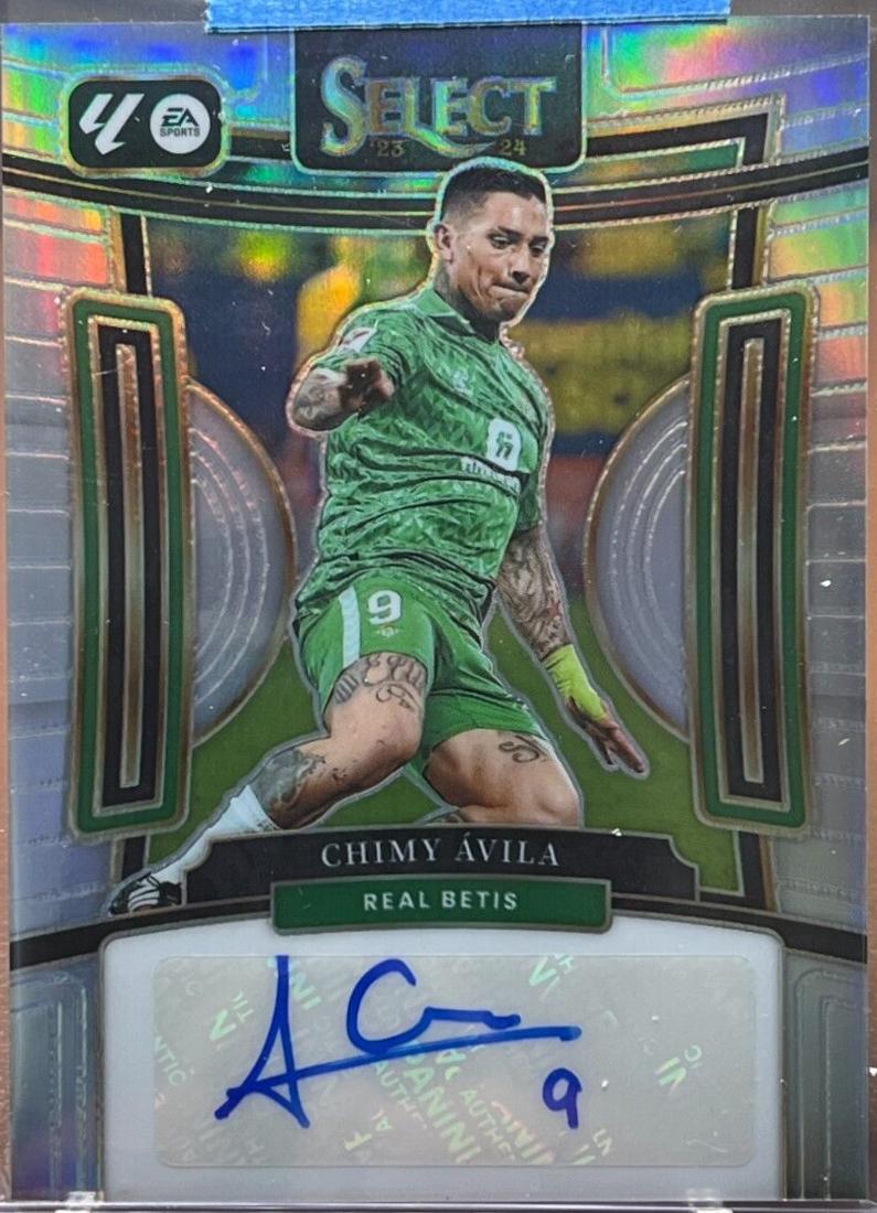 Chimy Avila #5 Soccer Cards 2023 Panini Select La Liga Signatures