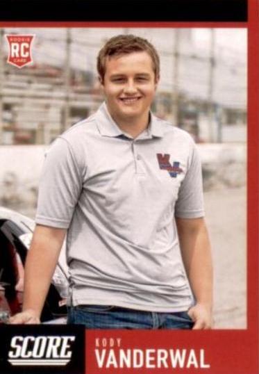 Kody Vanderwal #6 Racing Cards 2021 Panini Chronicles NASCAR Score