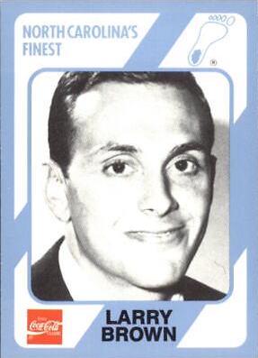 Larry Brown #60 1989 Collegiate Collection North Carolina Basketball