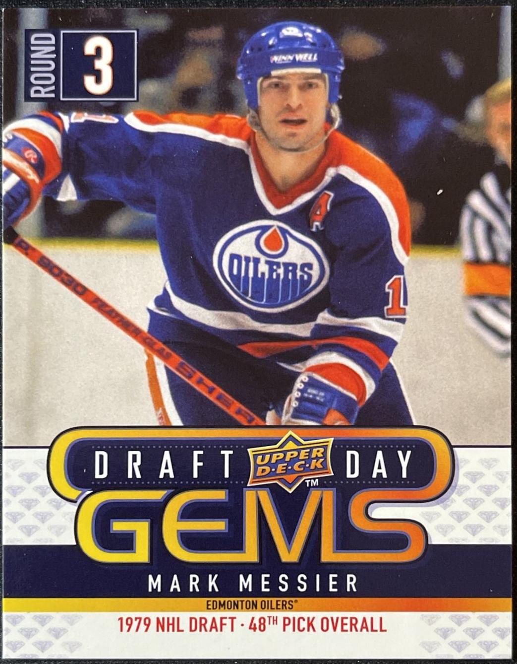 Mark Messier #GEM14 Hockey Cards 2009 Upper Deck Draft Day Gems