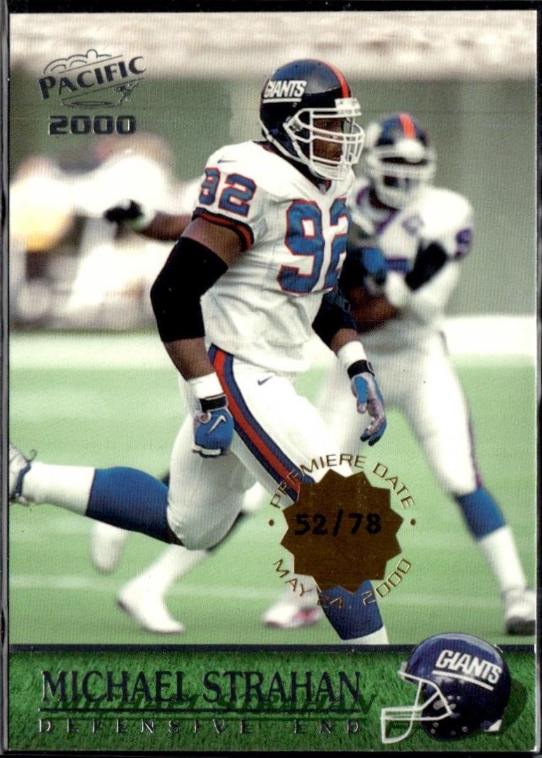 Michael Strahan #250 2000 Pacific Football