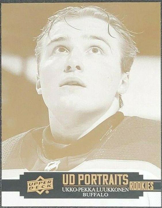 Ukko Pekka Luukkonen #P-36 Hockey Cards 2021 Upper Deck UD Portraits