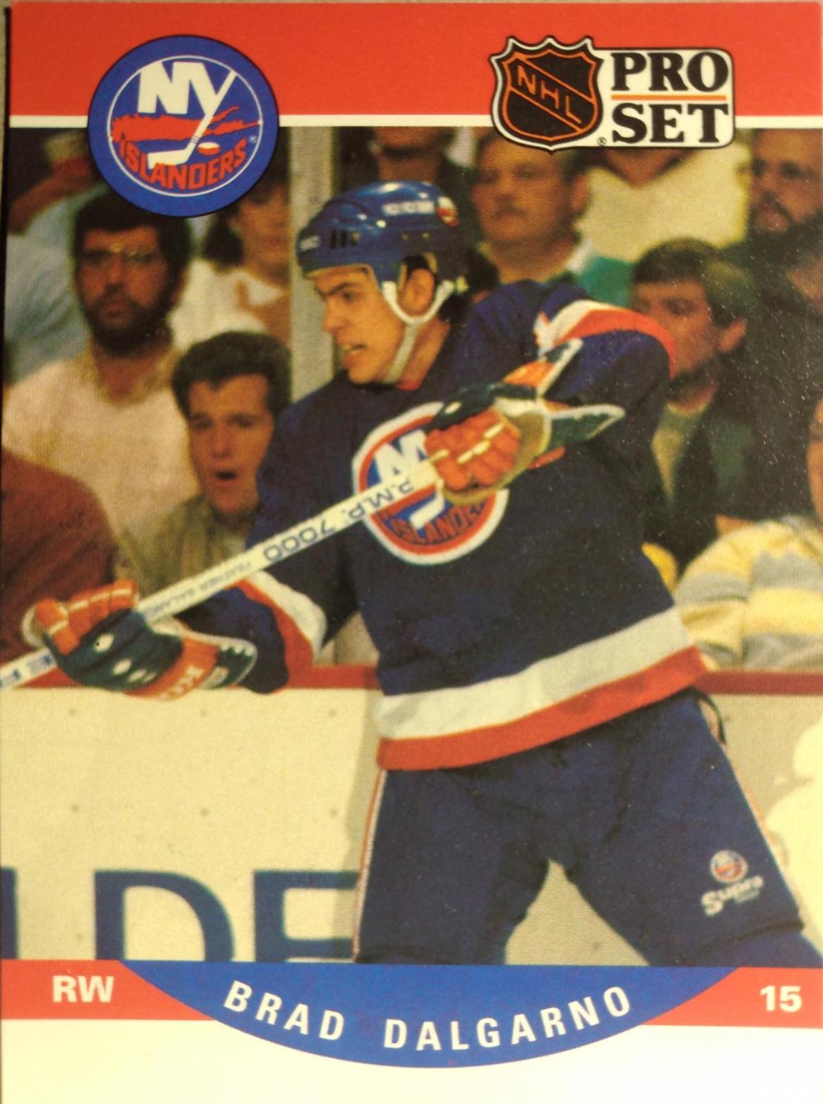 Brad Dalgarno #482 Hockey Cards 1990 Pro Set