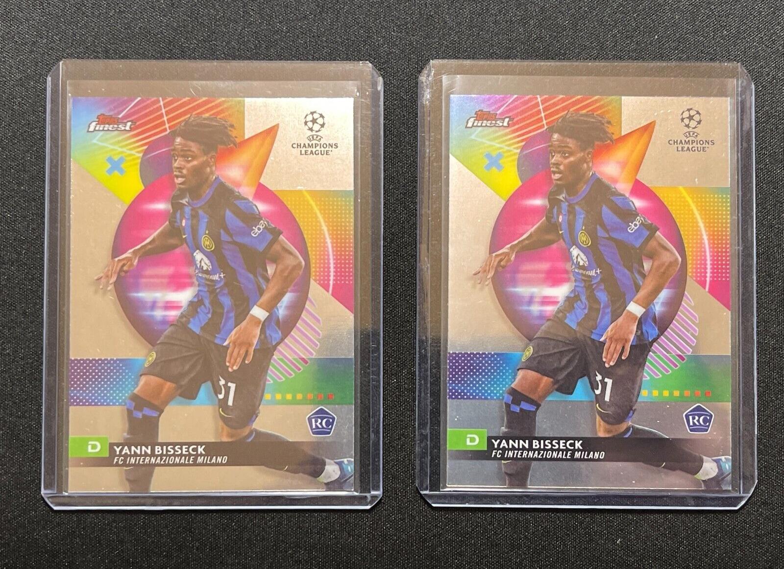 Yann Bisseck #13 2023 Topps Finest UEFA Club