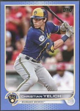 Christian Yelich [Father's Day Powder Blue] #288