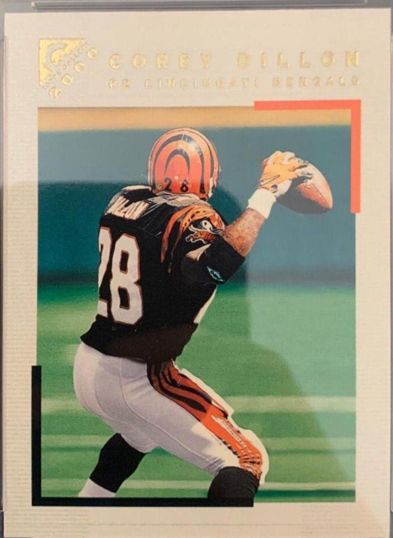 Corey Dillon #25 Football Cards 2000 Topps Gallery