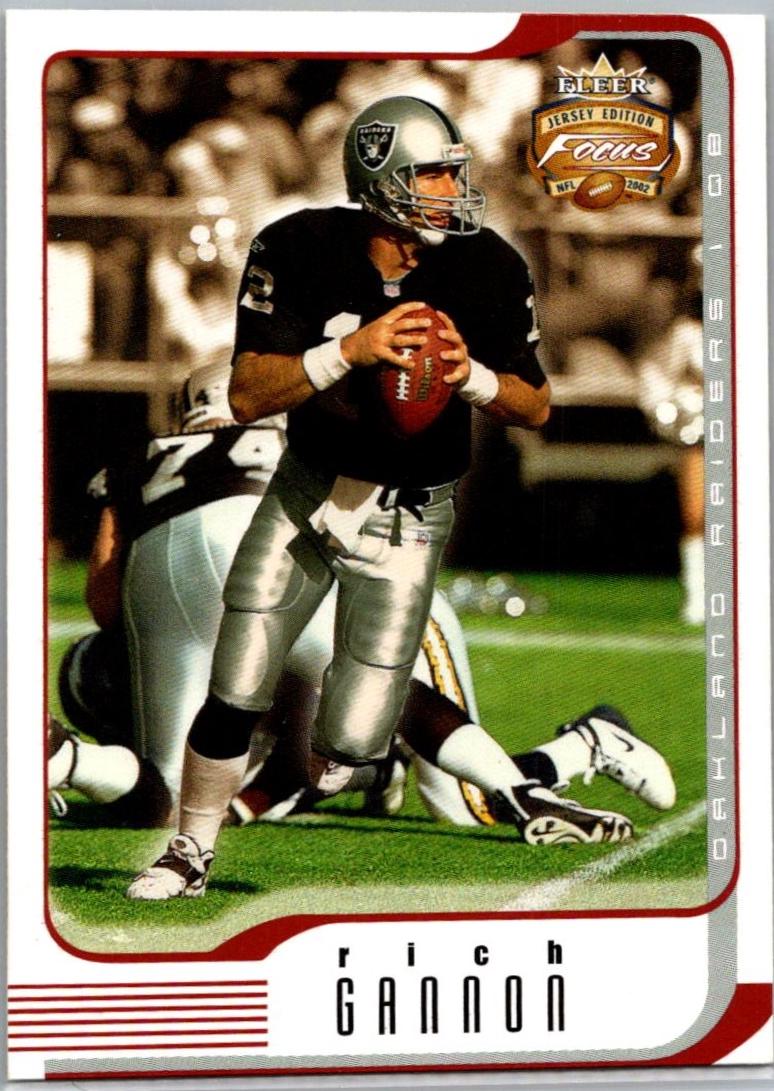 Rich Gannon #70 2002 Fleer Focus Jersey Edition Football