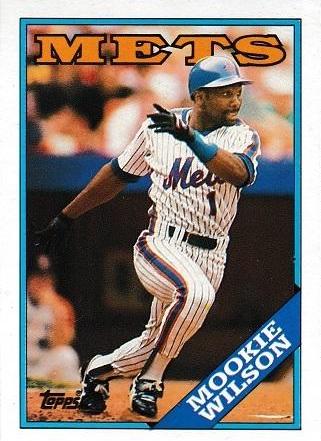 Mookie Wilson #255 Baseball Cards 1988 Topps