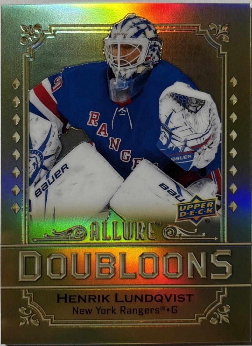 Henrik Lundqvist #DB-49 Hockey Cards 2024 Upper Deck Allure Doubloons