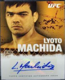 Lyoto Machida #FA-LM Ufc Cards 2010 Topps UFC Autographs