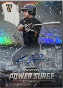 CJ Rodriguez #PS-CR Baseball Cards 2021 Panini Prizm Draft Picks Power Surge