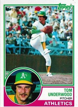 Tom Underwood #466 Baseball Cards 1983 Topps