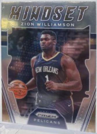 Zion Williamson #7 Basketball Cards 2021 Panini Prizm Mindset