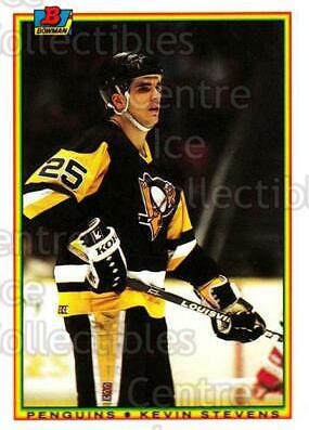 Kevin Stevens #208 1990 Bowman Tiffany Hockey