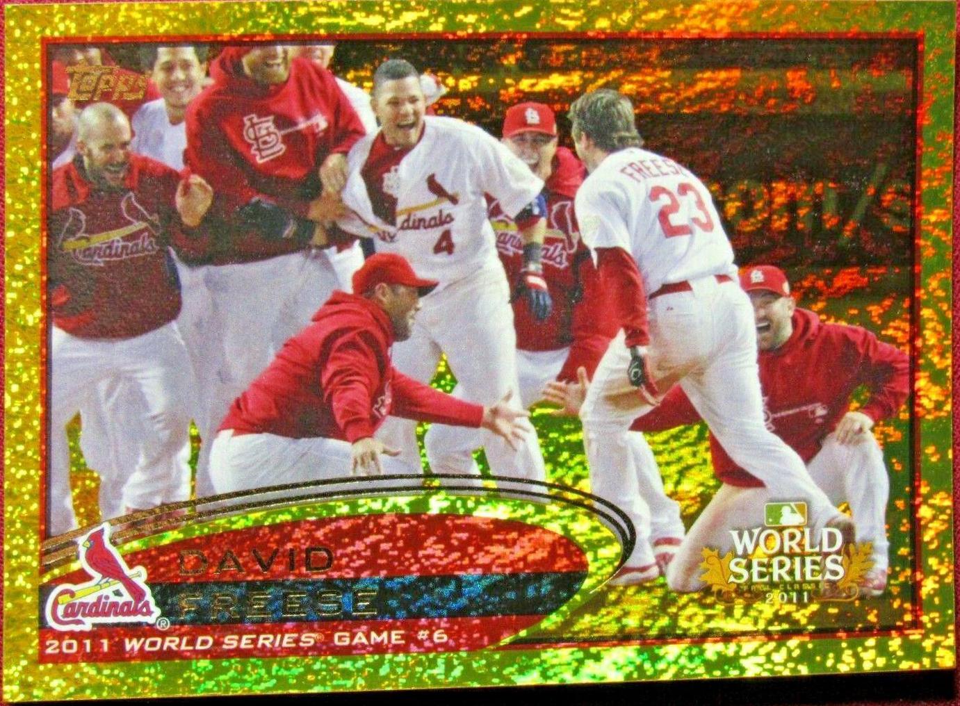 David Freese [Gold Sparkle] #291