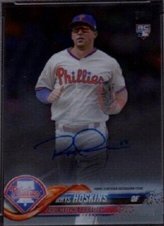 Rhys Hoskins #RH 2018 Topps Clearly Authentic Baseball