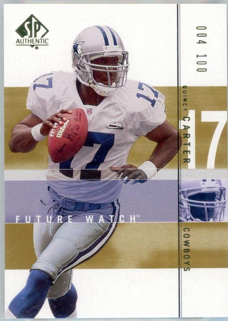 Quincy Carter [Gold] #143