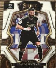 Karim Benzema #163 2022 Panini Select LA Liga